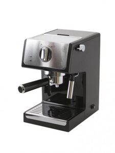 Кофемашина DeLonghi ECP33.21 черная рожковая помповая бойлерная кофеварка с ручным капучинатором