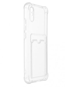 Чехол LuxCase для Xiaomi Redmi 9A TPU с картхолдером 1.5mm прозрачный на телефон редми 9а