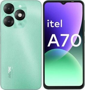 Смартфон ITEL A70 4/256Gb, A665L, зеленый