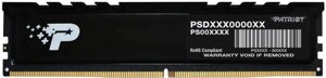 Оперативная память Patriot Signature Premium PSP58G520081H1 DDR5 - 1x 8ГБ 5200МГц, DIMM, Ret