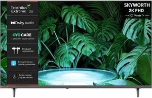 Телевизор 40 дюймов SKYWORTH 40 40E55G SMART TV FULL HD безрамочный