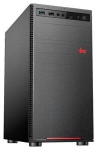 Компьютер iRU Home 310H5SE, Intel Pentium Gold G6405, DDR4 8ГБ, 1ТБ (SSD), Intel UHD Graphics 610, Free DOS, черный