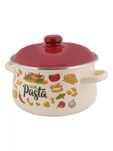 Кастрюля эмалированная APPETITE Pasta ITALIAN 5,5л 1с47я