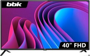 40" Телевизор BBK 40LEM-9101/FTS2C (B), FULL HD, черный