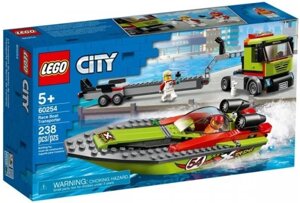 Конструктор LEGO City 60254 Транспортировщик скоростных катеров