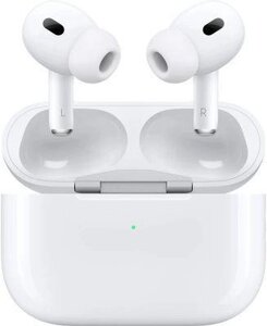 Наушники Apple AirPods Pro 2 2023 USB-C A3047/A3048/A2968, Bluetooth, внутриканальные, белый [mtjv3za/a]