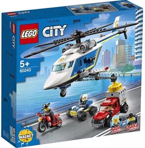 Конструктор LEGO City 60243 Погоня на полицейском вертолете
