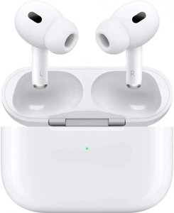 Наушники Apple AirPods Pro 2 2023 A3047/A3048/A2968, Bluetooth, внутриканальные, белый [mtjv3hn/a]