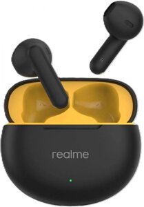 Наушники REALME Buds T01, Bluetooth, внутриканальные, черный [6941764436190]