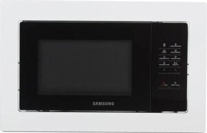 Микроволновая печь Samsung MS20A7013AL/BW, встраиваемая, 20л, 850Вт, белый