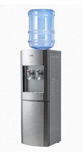Кулер для воды AEL LD-AEL-28C COOL GREY/SILVER диспенсер напольный для офиса водораздатчик