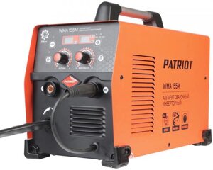 PATRIOT 605302140 Полуавтомат сварочный инверторный WMA 155M MIG/MAG/MMA, полуавтоматическая сварка в среде газа