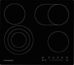 Электрическая варочная панель KUPPERSBERG ECS 623, Hi-Light, независимая, черный