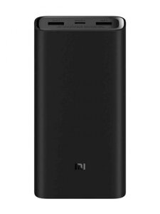 Повербанк Внешний аккумулятор Xiaomi Power Bank Mi 50W 20000mAh черный пауэрбанк для телефона