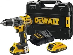 Ударная дрель-шуруповерт DeWALT DCD796D2-QW, 2Ач, с двумя аккумуляторами