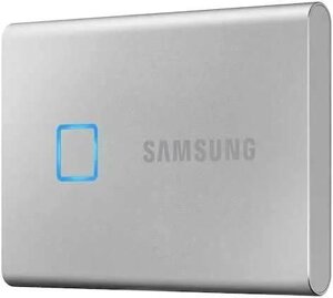 Внешний диск SSD Samsung T7 Touch MU-PC2T0S/WW, 2ТБ, серый