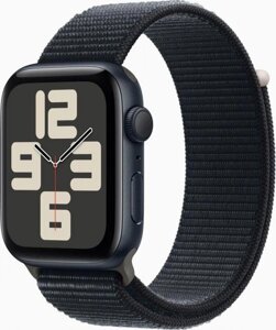 Смарт-часы Apple Watch SE 2024 A2723, 44мм, темная ночь/темная ночь [mxep3ll/a]