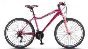 Велосипед для взрослых женский скоростной STELS Miss-5000 V 26" V050 розовый рама 18"