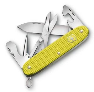 Складной нож Victorinox Pioneer X, функций: 9, 93мм, желтый , коробка подарочная [0.8231. l23]