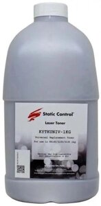 Тонер STATIC CONTROL KYTKUNIV-10KG, для Kyocera TK-120/130/140/160/170/1130/1140/3100/3110/3120/3130/4105/435, черный,