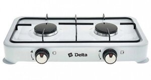 Настольная двухконфорочная плита DELTA D-2206 газовая плитка для дачи