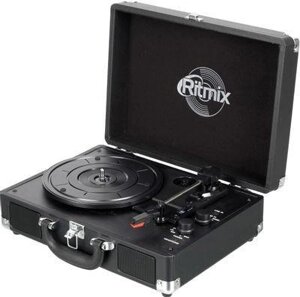 Виниловый проигрыватель Ritmix LP-120B, частично автоматический, черный [80001170]