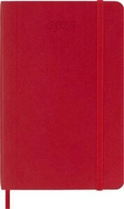 Ежедневник Moleskine Classic Soft датированный, 400стр., Pocket, красный