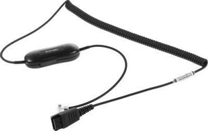 Кабель-переходник аудио JABRA GN1216 SmartCord CC Avaya, QD - RJ10 , 0.8м, черный [88001-04]