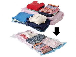 Набор вакуумные мешки пакеты для хранения вещей одежды 20 штук Комплект F-0058 с насосом