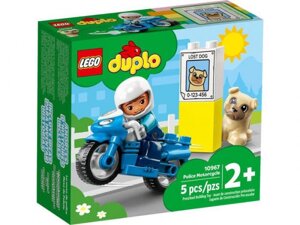 Lego Duplo Полицейский мотоцикл 5 дет. 10967
