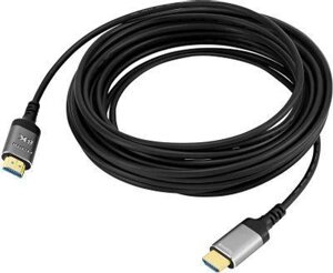 Кабель аудио-видео Digma HDMI 2.1 AOC, HDMI (m) - HDMI (m), ver 2.1, 10м, GOLD, черный [hdmi-aoc2.1-10]