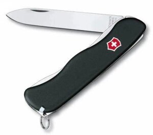 Складной нож Victorinox Sentinel, функций: 4, 111мм, черный , коробка картонная [0.8413.3]