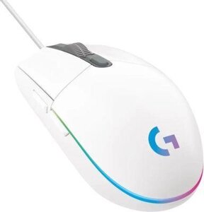 Мышь Logitech G102 LIGHTSYNC, игровая, оптическая, проводная, USB, белый [910-005824]