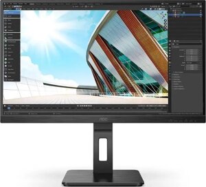 27" Монитор AOC Professional 27P2Q, 1920x1080, IPS, 75Гц, 1хHDMI, 1хDP, черный