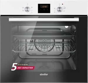 Встраиваемые электрический духовой шкаф SIMFER B6EW56014 Духовка белая