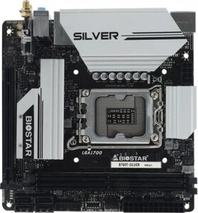 Материнская плата Biostar B760T-Silver, LGA 1700, Intel B760, mini-ITX, Ret