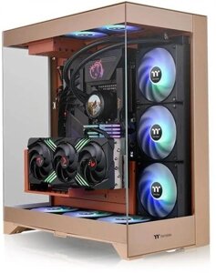 Корпус ATX Thermaltake CTE E550 TG, Midi-Tower, без БП, коричневый [ca-1z8-00mgwn-00]