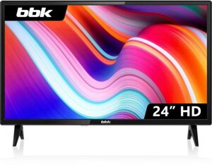 24 Телевизор BBK 24LEM-1049/T2C (B), HD, черный