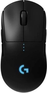 Мышь Logitech G Pro, игровая, оптическая, беспроводная, USB, черный [910-005276]