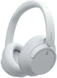 Наушники Sony WH-CH720N, Bluetooth/3.5 мм, накладные, белый