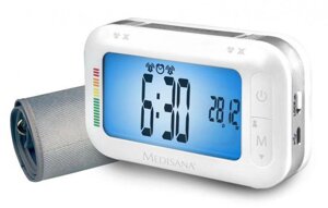 Автоматический тонометр на плечо электронный цифровой для пожилых людей немецкий MEDISANA BU 575 Connect