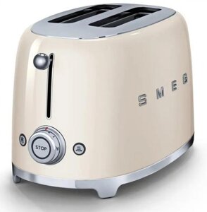 Тостер SMEG TSF01CREU, кремовый