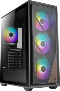 Корпус ATX AZZA Forest, Midi-Tower, без БП, черный [csaz-370 forest]