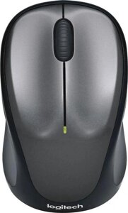 Мышь Logitech M235, оптическая, беспроводная, USB, серый и черный [910-002201]