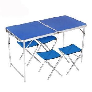 Комплект складной мебели ЭКОС CHO-150-E ecos 992981 кемпинговый набор стол 4 стула туристический для пикника