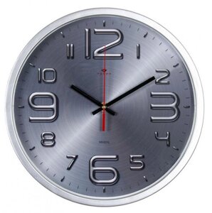 Настенные кварцевые стрелочные интерьерные круглые часы для дома РУБИН 3027-21 на батарейках