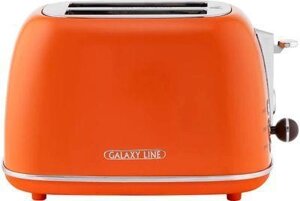 Тостер GALAXY LINE GL 2921, оранжевый [гл2921л]