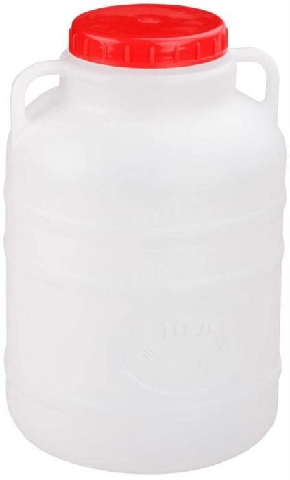 Пластиковая канистра-бочка пищевая для воды АЛЬТЕРНАТИВА М043 бидон 10 литров от компании 2255 by - онлайн гипермаркет - фото 1