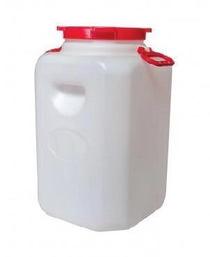 Пластиковая канистра-бочка пищевая для воды АЛЬТЕРНАТИВА М548 с навесными ручками 50 литров от компании 2255 by - онлайн гипермаркет - фото 1