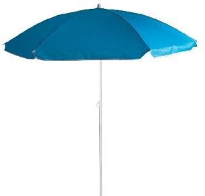 Пляжный зонт от солнца ЭКОС BU-63 большой голубой торговый складной на дачу садовый уличный для дачи торговли